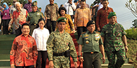 佐科維總統出席印尼寶鷹和PULAUINTAN建筑公司合作承建的印尼陸軍總醫院項目奠基儀式